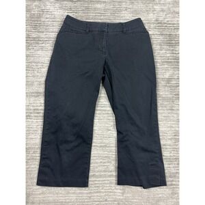 Tribal Studio Pants Womens 2 Black‎ Cotton Blend Cropped